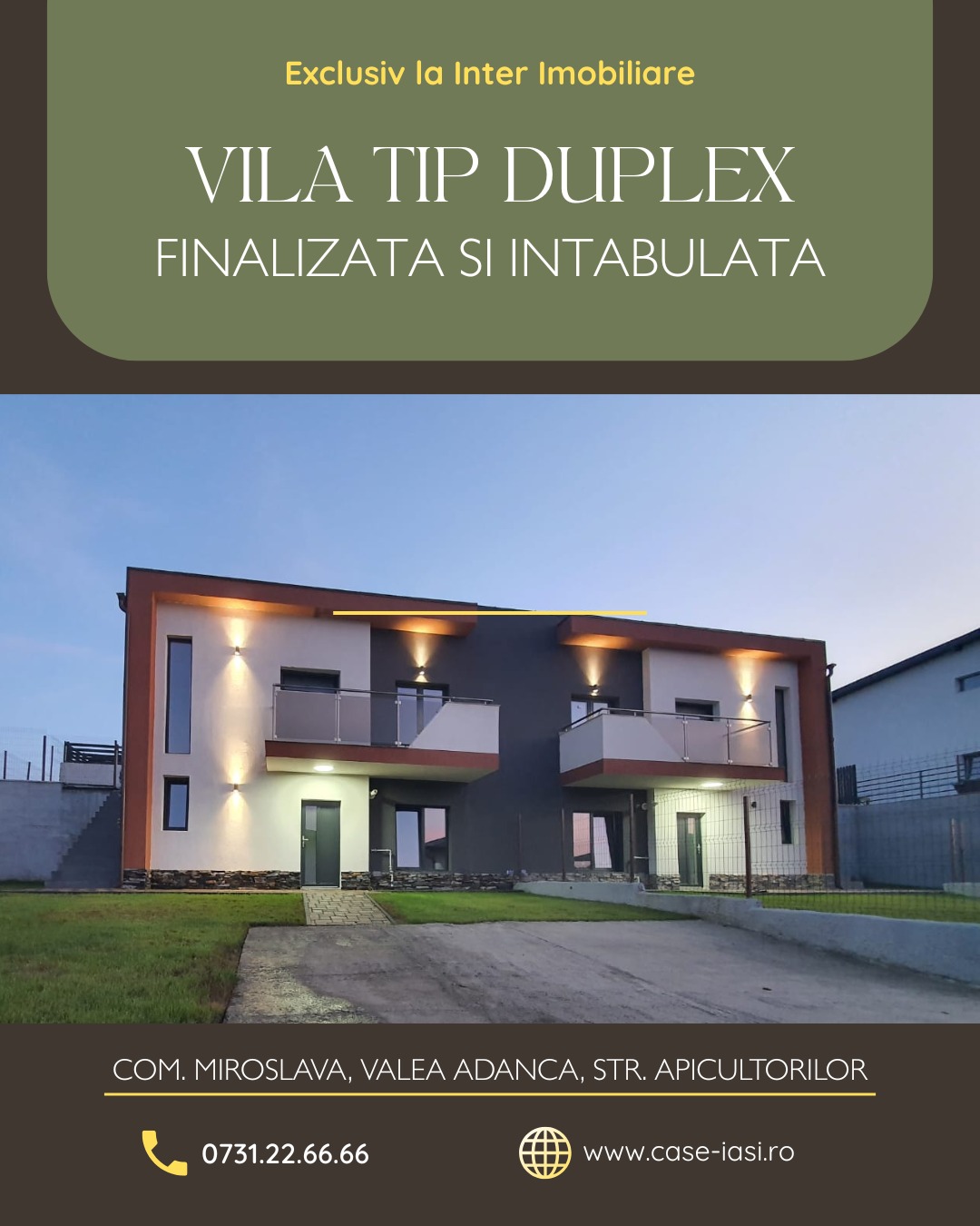 Case si vile noi de vanzare Iasi
