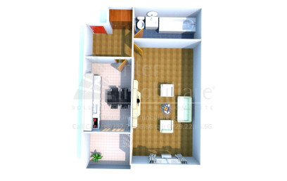 Nicolina apartament  44 mp , o camera,  decomandat , de vanzare,  (Pizza Nico) 151939