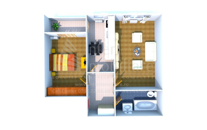 Apartament, 2 camere,  decomandat ,  56 mp , Pacurari, de vanzare,  (Mega Image- Str. Soarelui) 152506